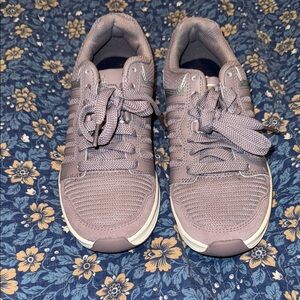 K-Swiss purple and silver sneakers size 40